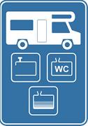 pictogramplaat camperservice