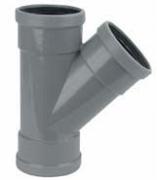 Riool T-stuk 45' 125mm manchet