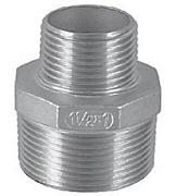 RVS fitting nr. 245 1x1/2 (verloopnippel 2x buitendraad)