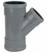 Riool T-stuk 45' 125x110mm manchet SN4