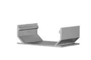 Alu sleufgoot sidedrain grijs