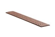 Ecolat recht 14cm x 10mm 1,2m prijs per 4 stuks BRUIN