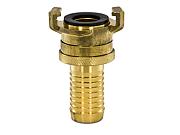 Messing zuig- en hd koppeling 1"-25mm tule