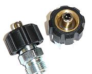 Hogedruk schroefkoppeling wartel 1/2" o-ring
