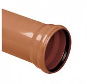 PVC afvoerbuis sn4 ringmof Bruin