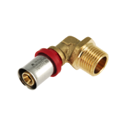 Bonfix alu-pers kniekoppeling 3/4"x16 bui.