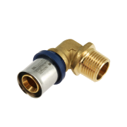 Bonfix alu-pers kniekoppeling 3/4"x20 bui.