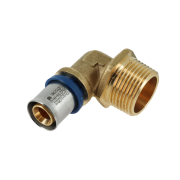 Bonfix alu-pers kniekoppeling 1"x20 bui.