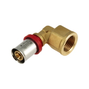 Bonfix alu-pers kniekoppeling 1/2"x16 bi.