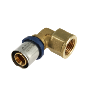 Bonfix alu-pers kniekoppeling 1/2"x20 bi.