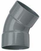 Rioolbocht 45' 75 mm mof/mof