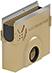 ACO multiline V100 goot met verzinkte rand
