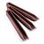 Ecopic H-profiel 4x4cm 38cm per 10stuks kleur:bruin