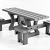 Ecoo Picknickset rolstoel ongemont. 200x156x76cm KLEURTS