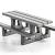 Ecoo Picknickset kinderen ongemont. 150x90x55cm KLEURTS