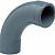 PVC bocht 90' 16bar (sg)
