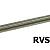 draadeind rvs