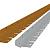 flexline 75mm corten staal