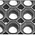 Rubber ringmat Vera 2300