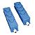 verdeeldoos spatwaterdicht blauw