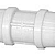 Kogelkraan gas Hawle 25pe x 22mm CU -exclusief steunbus