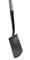 Spade met hals anthrasiet grijs glasfiber steel
