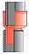 Riool reparatiestuk 32mm mof/verjongd