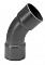 PVC bocht 45', handgevormd