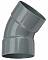 Rioolbocht 45' 110 mm mof/mof