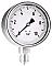 Manometer RVS glycerine onder aansluiting
