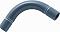 pvc electrobocht grijs