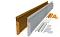 Flexline 240mm corten staal