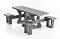 Ecoo Picknickset rolstoel ongemont. 200x156x76cm KLEURTS