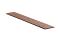 Ecolat recht 14cm x 10mm 1,2m prijs per 4 stuks BRUIN