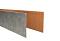 Kantopsluiting - Corten Staal geplet