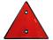 reflector rood driehoek