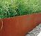 Kantopsluiting - Corten Staal geplet