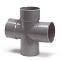 Riool lijm dubbel T-stuk 75mm 90' mof/mof/mof/spie